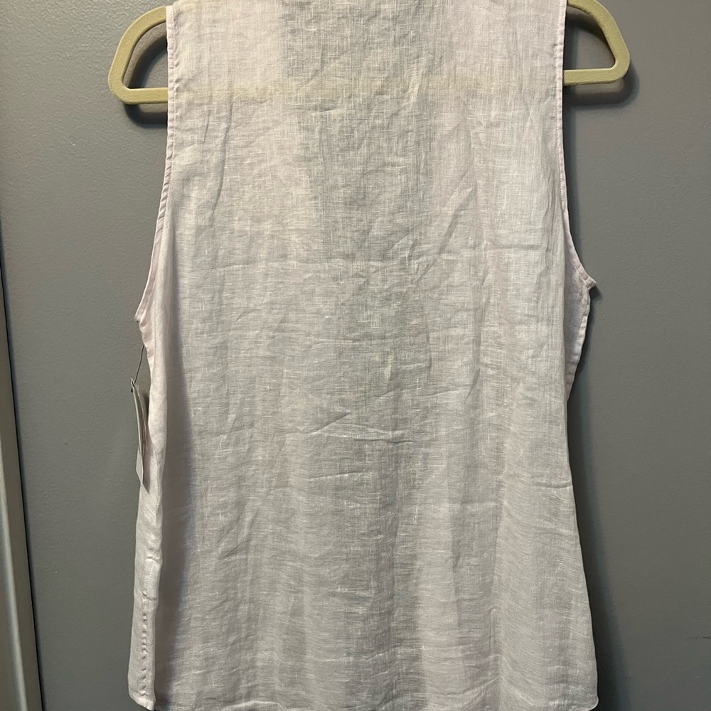 Equipment button vest pink color medium